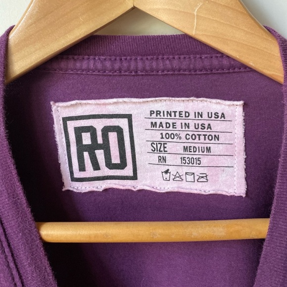 Men's Purple Graphic Tee - Picture 4 of 9